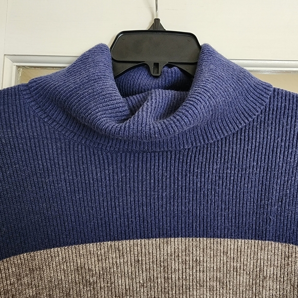 Free People Oversized Colorblock Turtleneck Sweater Small Flawed See Description - Picture 5 of 12